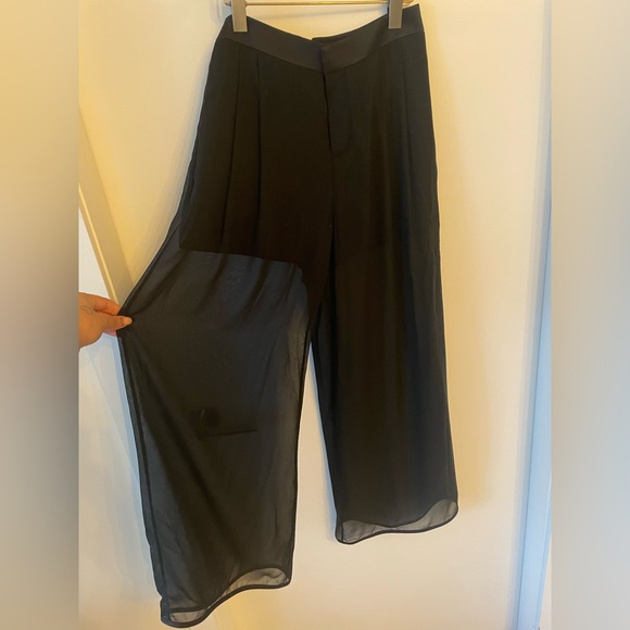 Silk Wide leg Pant - Picture 4 of 5